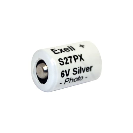 Exell Battery S27PX  6V Silver Oxide Battery EPX27 V27PX 4NR43 KX27 HS3C S27PX